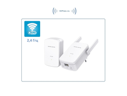 Сетевой адаптер Powerline MERCUSYS MP510 KIT Gigabit Ethernet, (комплект 2 шт.)