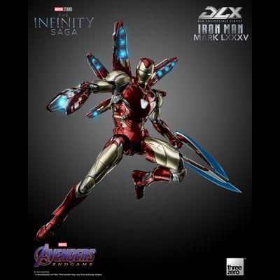 Железный Человек (Iron Man) - Коллекционная фигурка 1/12 SCALE The Infinity Saga DLX Iron Man Mark 85 (3Z02500C0) - Threezero