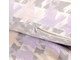 Комплект постельного белья из Сатина 100% хлопок цвет Узор пАстель ( двуспальное, Евро ) C573