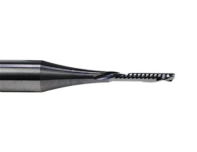 Фреза спиральная по пластику 2x6 s6x45 Z1 HM стружки вниз