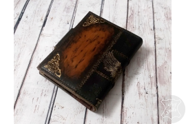 ежедневник из натуральной кожи, кожаный ежедневник, ежедневник стимпанк