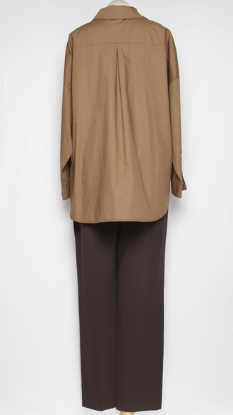 РУБАШКА "КЛАССИКА Карман" мокко р.50,52,54,56,58,60