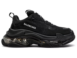 Кроссовки Balenciaga Triple S Sneaker Clear Sole Black
