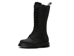 Dr Martens ботинки FUR черные зимние женские