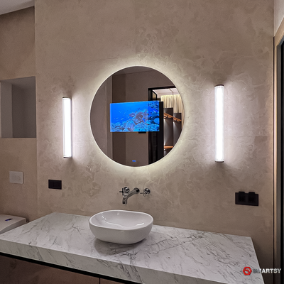 Зеркальный телевизор круглой формы - Smartsy Smart Circle