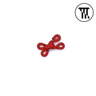 Крючки пришивные в обвязке, цв. Красный, шир. 1,5 см