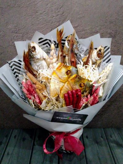 Букет из рыбы Ботвабукет