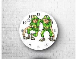 Часы на 23 февраля №9