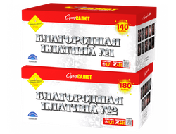 Фейерверк БЛАГОРОДНАЯ ПЛАТИНА СС8875 СуперСАЛЮТ