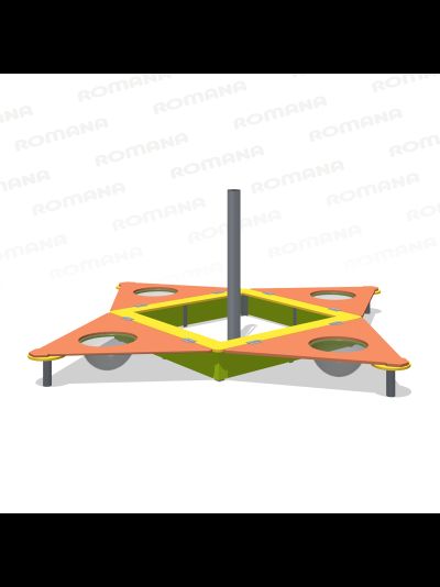 Песочница с крышкой для детской площадки &quot;Люк&quot; Romana 057.38.00