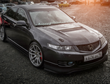 Стеклопластиковый капот на Honda Accord 7-CL7/9 (Копия VIS Racing)