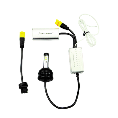 ДХО в поворотники Aozoom 7440 T20 (WY21W) белый+оранжевый (комплект, 2шт)