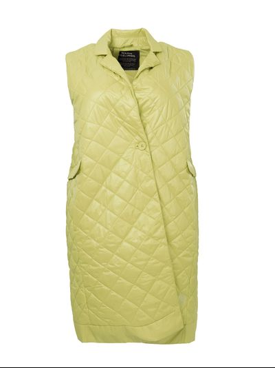 Жилет удлиненный стеганный