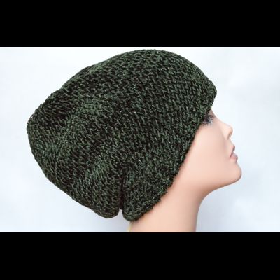 Шапка из вискозы зимняя теплая Италия Визио Vizio 6100 зеленая