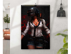 Перекидной календарь PlayerUnknown’s Battlegrounds, PUBG, ПУБГ №11