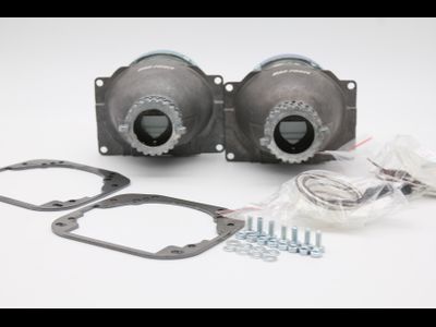 Комплект Koito Q5 D2 H4 с рамками для замены штатных ксеноновых линз автомобиля Nissan Murano Z51 (2009 - н. в. )