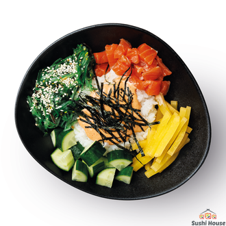 Поке с лососем