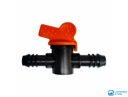 Мини кран для капельной многолетней трубки "N.N" (соединительный)