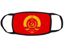 Тканевая защитная маска на лицо СССР №10