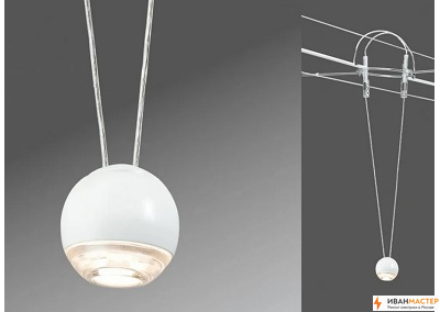 Установка подвесных светильников в квартире ИВАНМАСТЕР