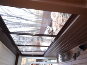 Остекление веранды алюминиевой раздвижной системой