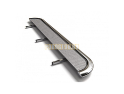 Порог с площадкой 42,4 мм ТСС для Sollers Atlant (L1H1) 2023-