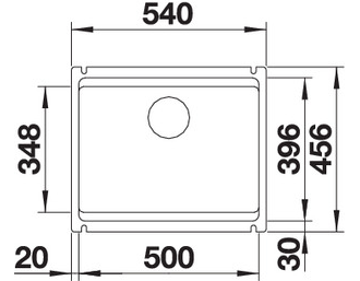 Мойка Blanco ETAGON 500-U  PuraPlus