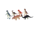Набор фигурок "В мире животных", "Динозавры", 6 шт., 10 см, 1TOY, Т50484