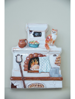 Русская печь (рельеф)