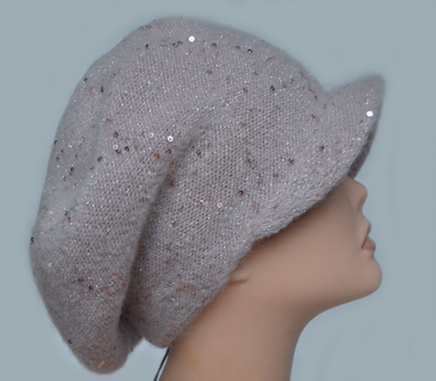 итальянская розовая кепка зимняя фото