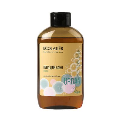 Пена для ванн АМАРАНТ И БЕЛЫЙ ЧАЙ ECOLATIER