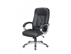 Кресло офисное Джек черная экокожа