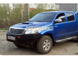 Передний силовой бампер серии Трофи на Toyota HILUX VII 2011-2014 (02.011.03)