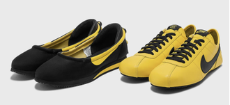 Nike Cortez X Clot (Черные) сбоку