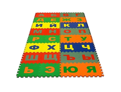 Коврик-пазл Русский алфавит 100х200х0,9 см​​ купить в Воронеже.