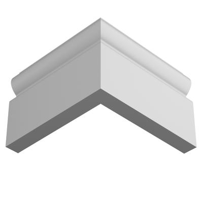 Плинтус Ultrawood BASE 018, ЛДФ-декор, влагостойкий, ударопрочный, 2м, под покраску.