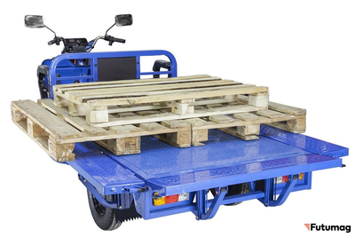 Электротрицикл Rutrike Габарит 1700 60V1200W синий