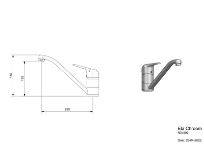 Смеситель Reginox ELA chrome