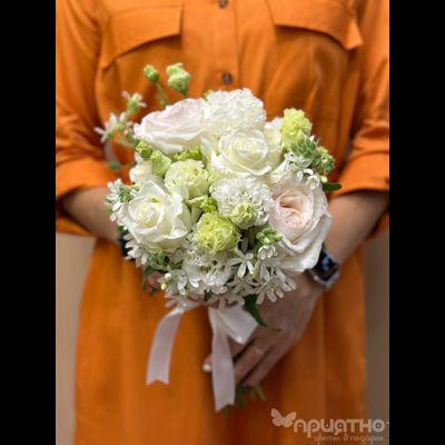 Букет невесты &amp; Бутоньерка № 1304