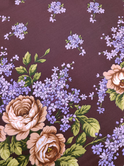 Павловопосадский платок Сиреневый туман 983-7