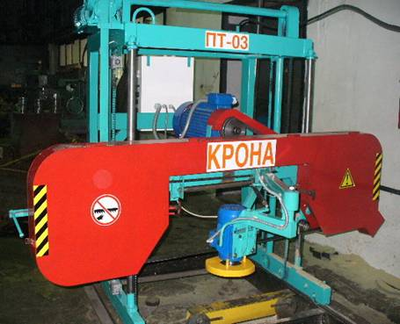 Ленточная пилорама ПТ-03УД «КРОНА» с дебаркером, от