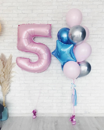 Фольгированные цифры