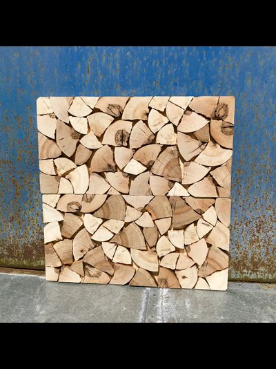 спилы дерева имитация поленницы