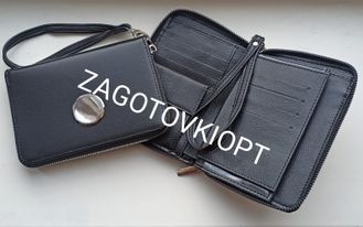 Клатч-портмоне 5в1 из эко кожи флотер в комплекте с линзой и ремешком