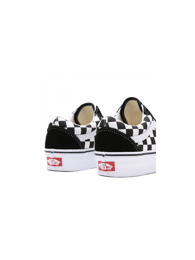 Vans Old Skool Platform Checkerboard Black