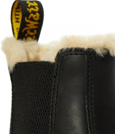 DR. MARTENS CHELSEA LEONORE BLACK С МЕХОМ
