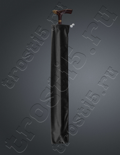 Чехол из бархата для трости подарочный