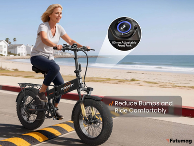 Электровелосипед PUCKIPUPPI DACHSHUND черный