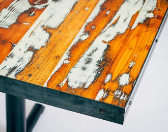 Rustic White Plank