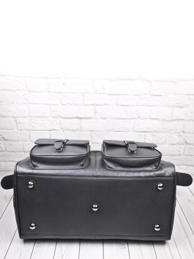 Кожаный саквояж Fabriano premium iron grey (арт. 4008-55)